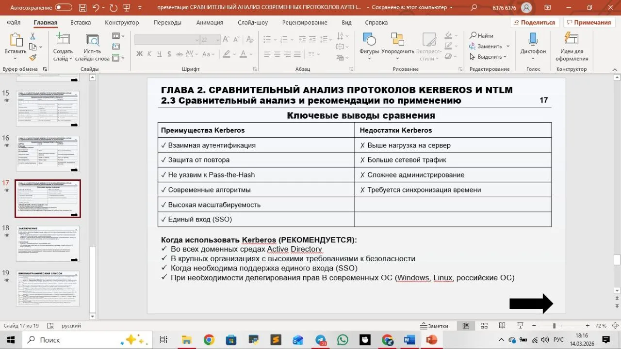 Презентация - для курсовой